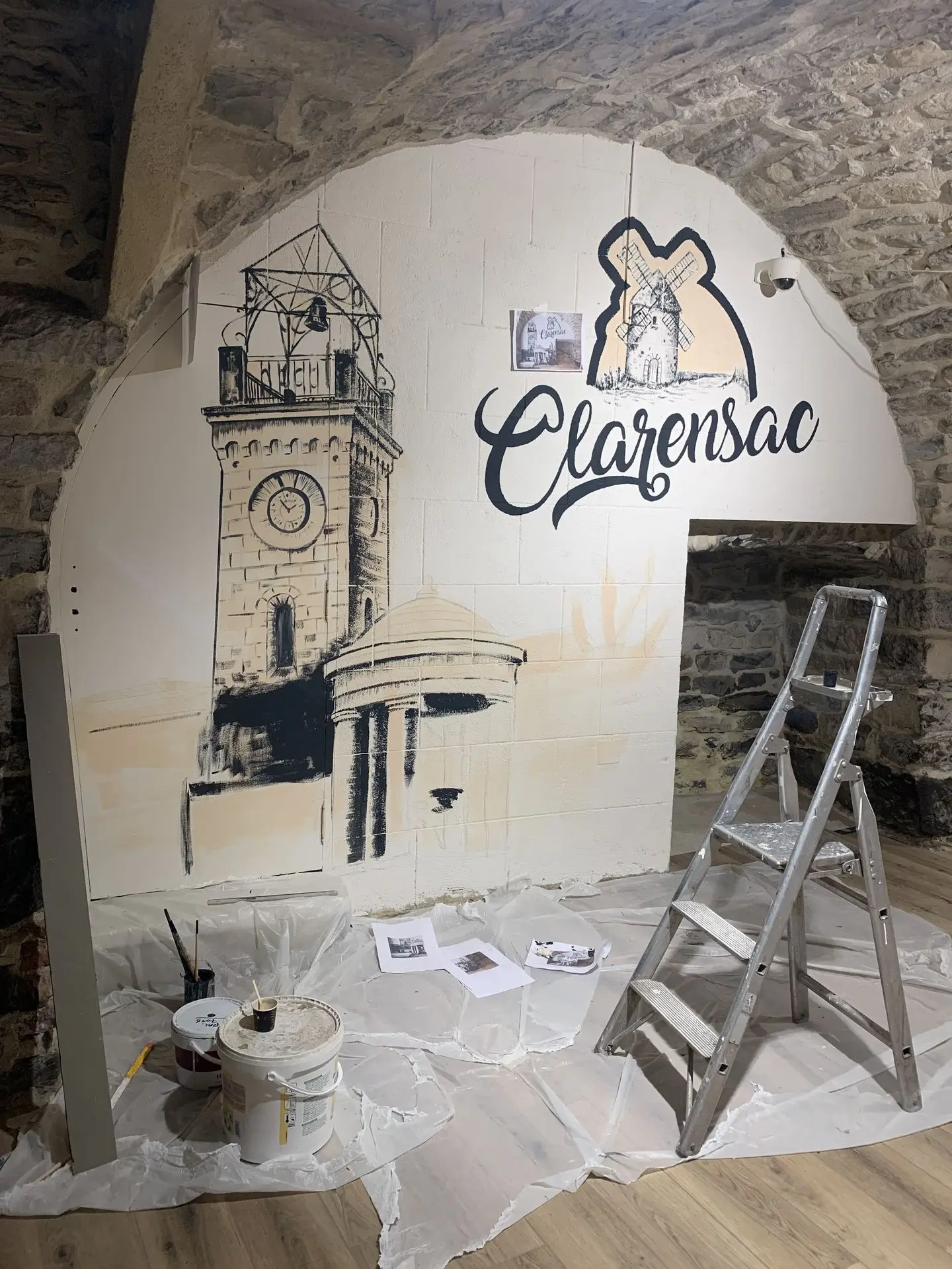 fresque en cours