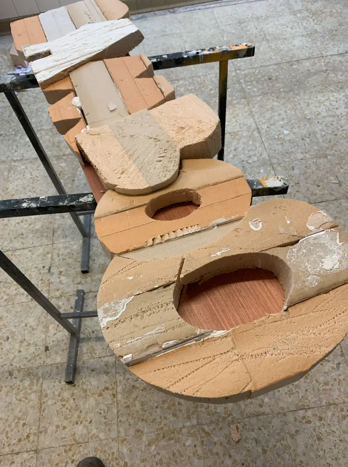 sculpture polystirene 