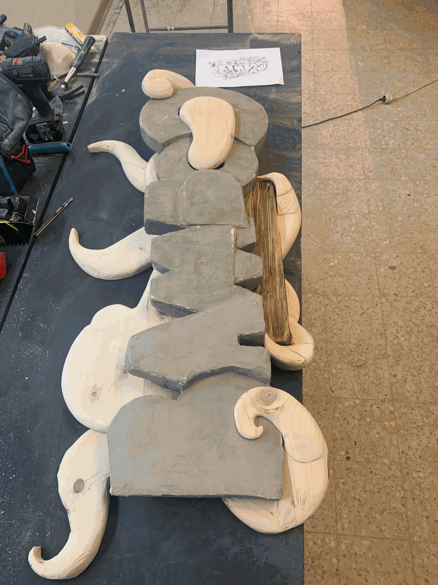 sculpture terminée