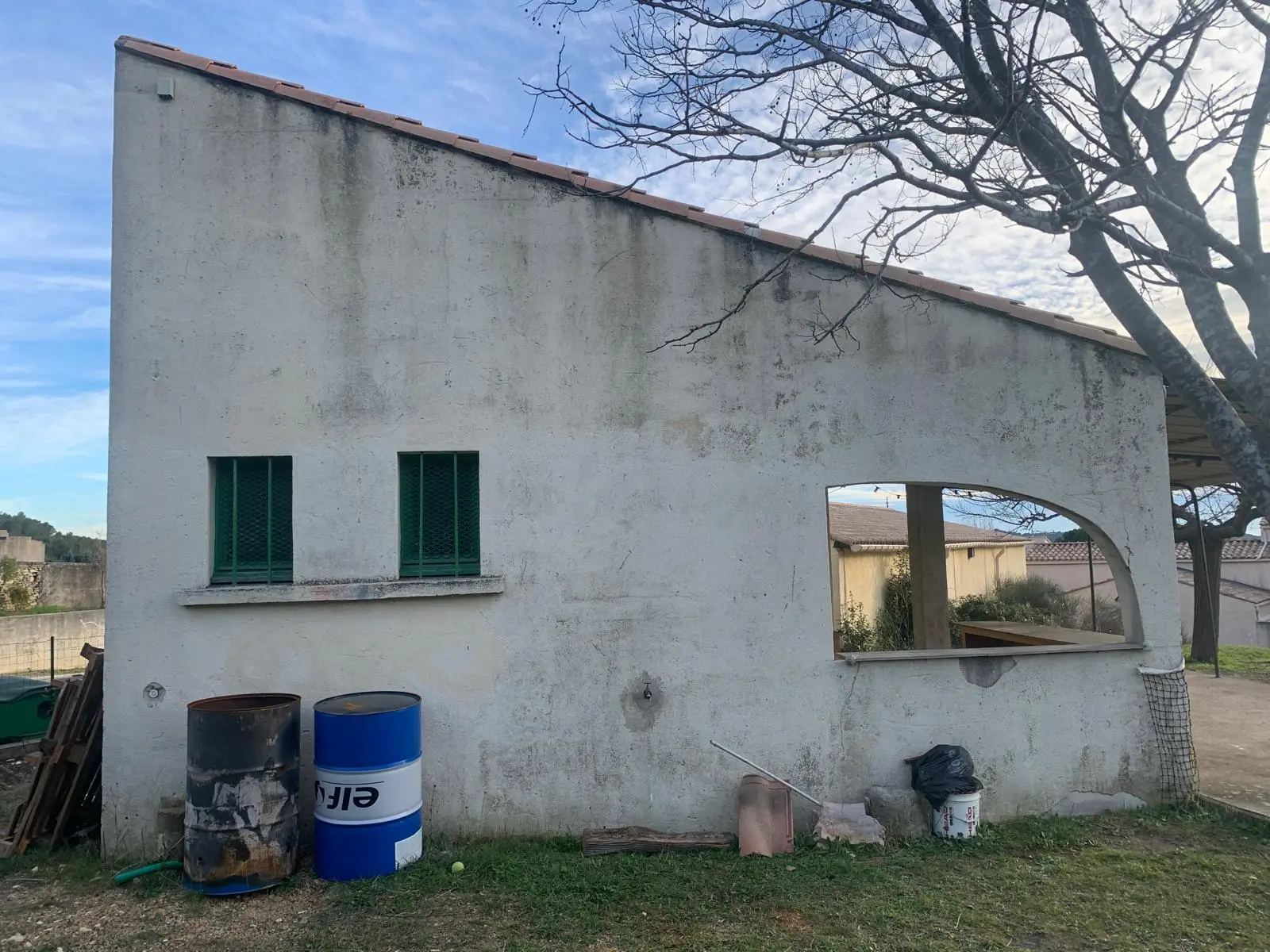 façade avant peinture