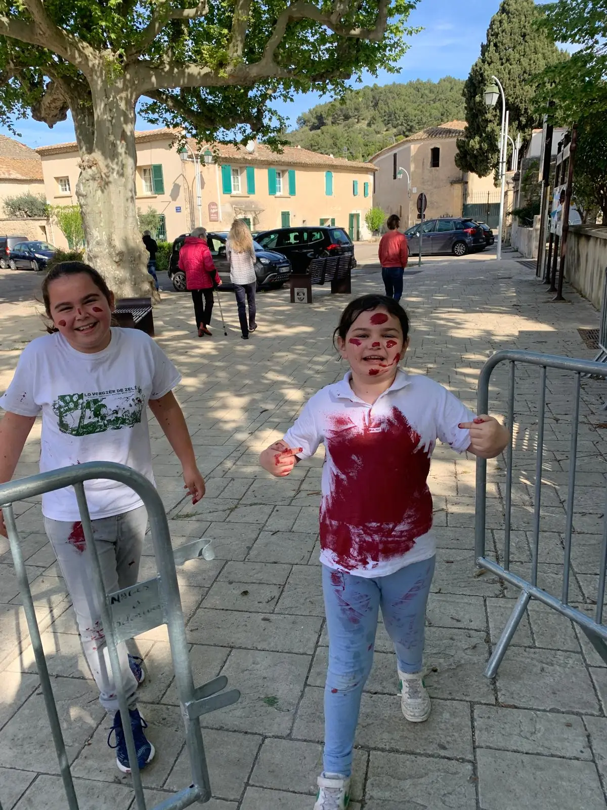 bataille de peinture