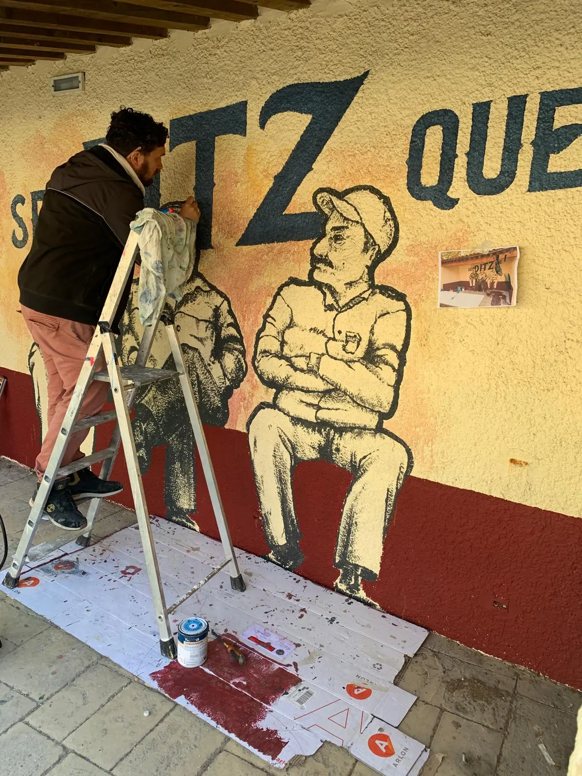 peinture des personnages