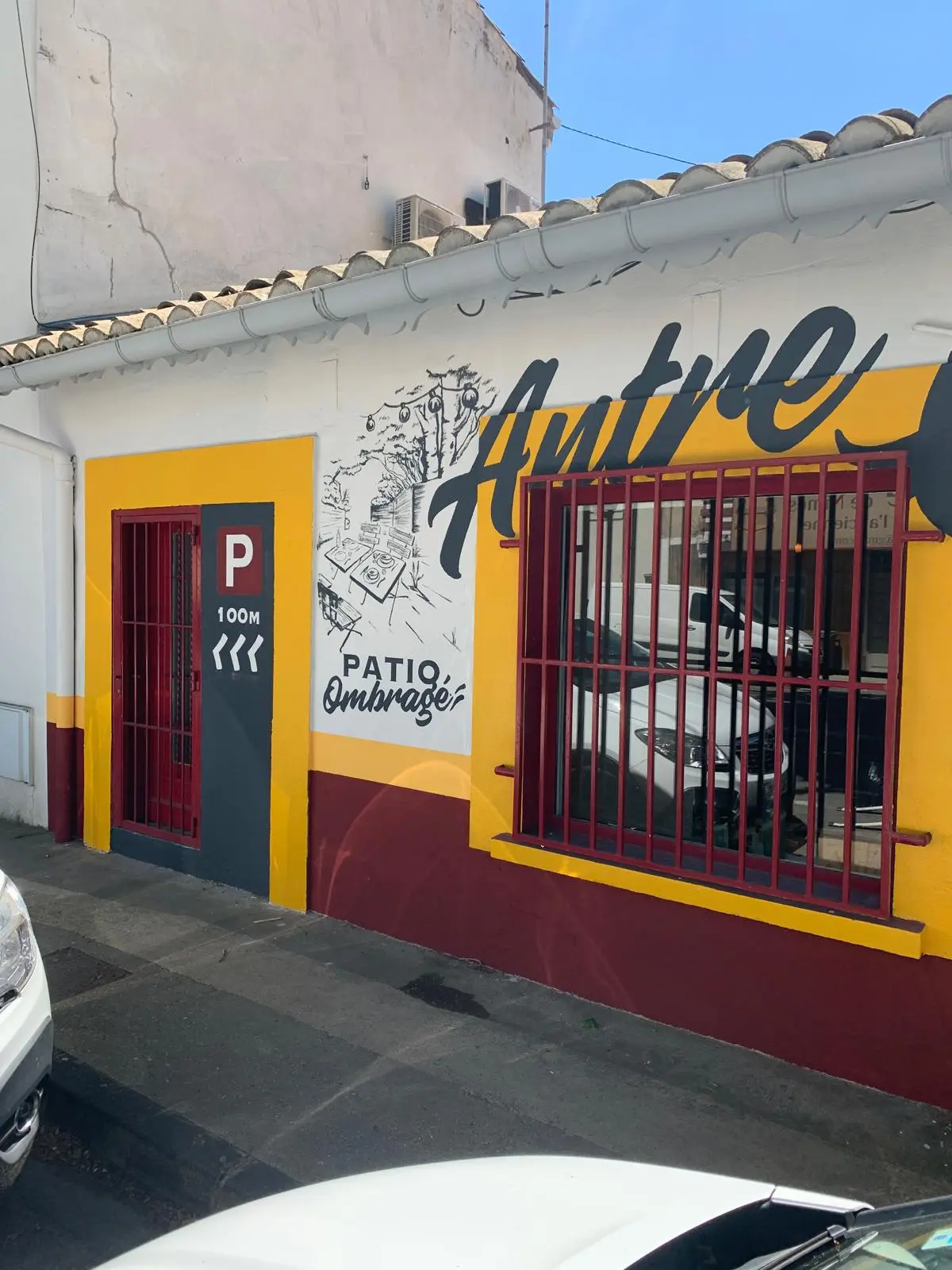illustration patio ombragé