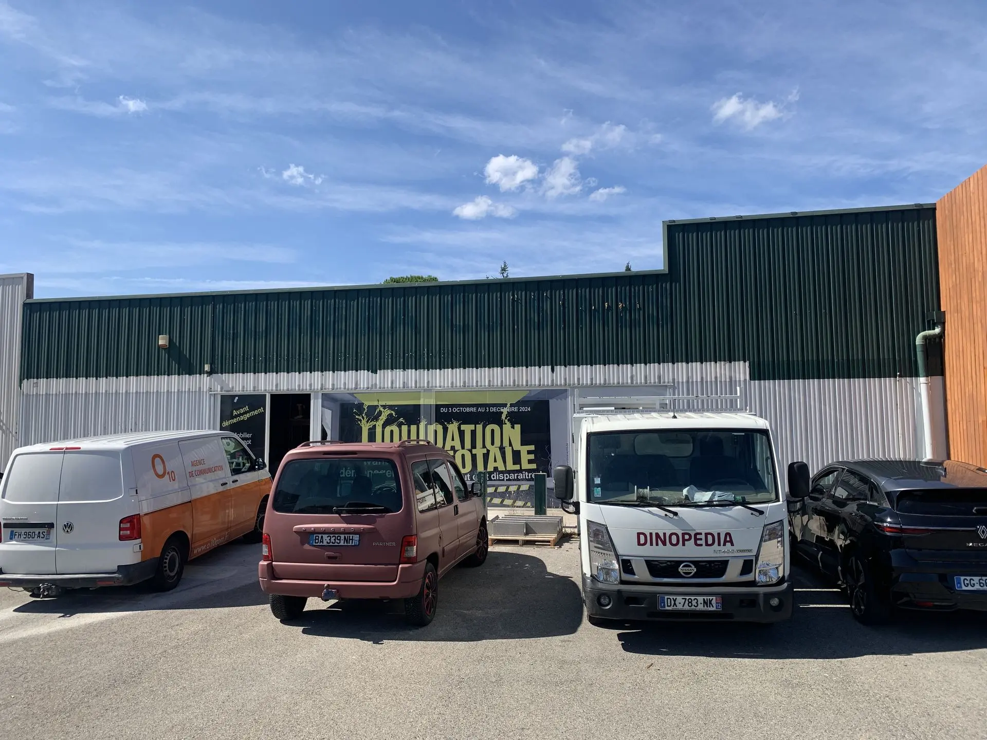 façade début chantier