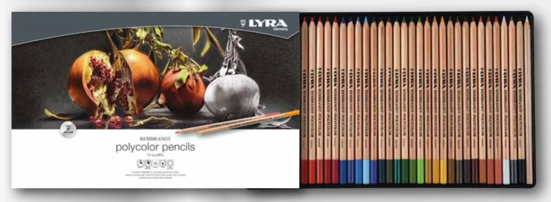 [L2001360] BOITE CRAYONS COULEURS POLYCOLOR LYRA - 36pcs