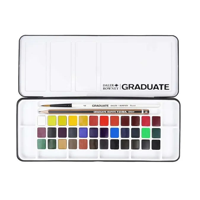 [D135900036] BOITE AQUARELLE 48 DEMI-GODETS
